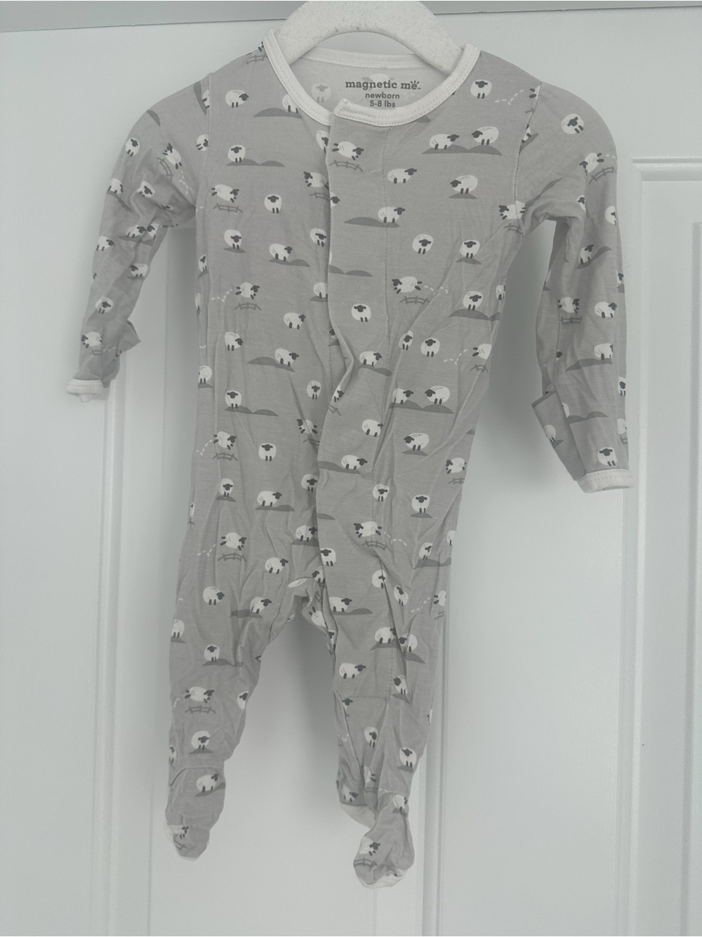 Magnetic me gray sheep sleeper NB